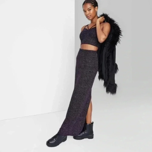 Wild Fable Glitter Skirt - Picture 1 of 12